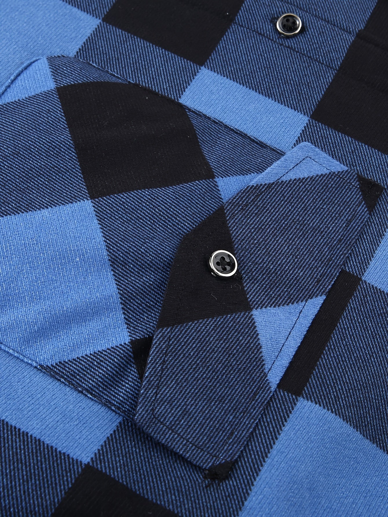 Men's Fleece-Lined Hoodie - Casual & Sporty, Plaid Pullover with Button Detail, Long Sleeve, Loose Fit for Fall/Winter