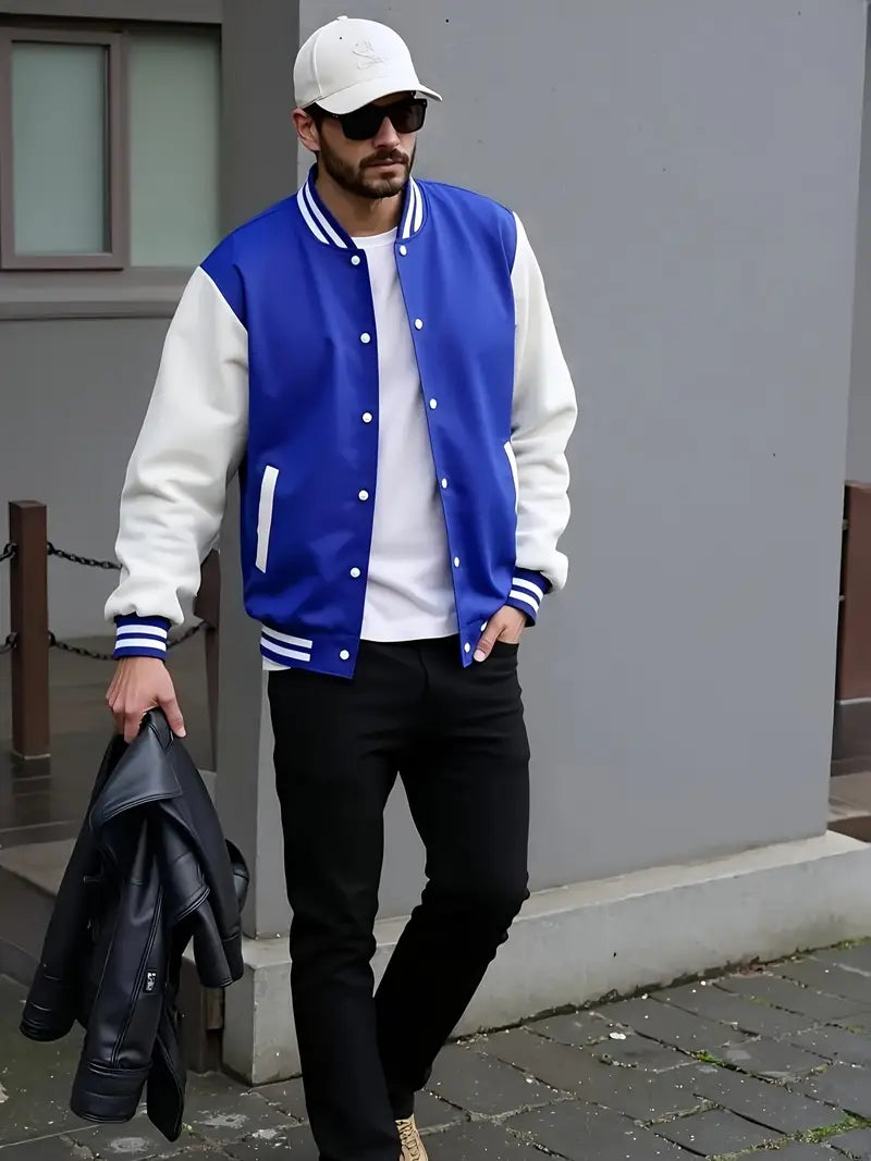 Fleece Polyester Knit Button-Up Long Sleeve Jacket