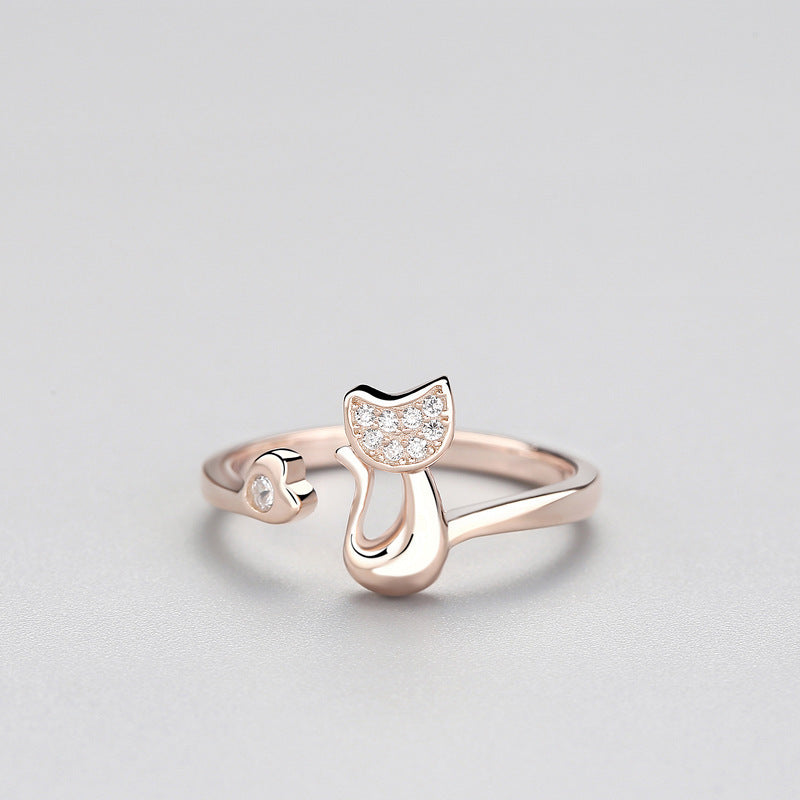 Vintage Ring with Gold-tone