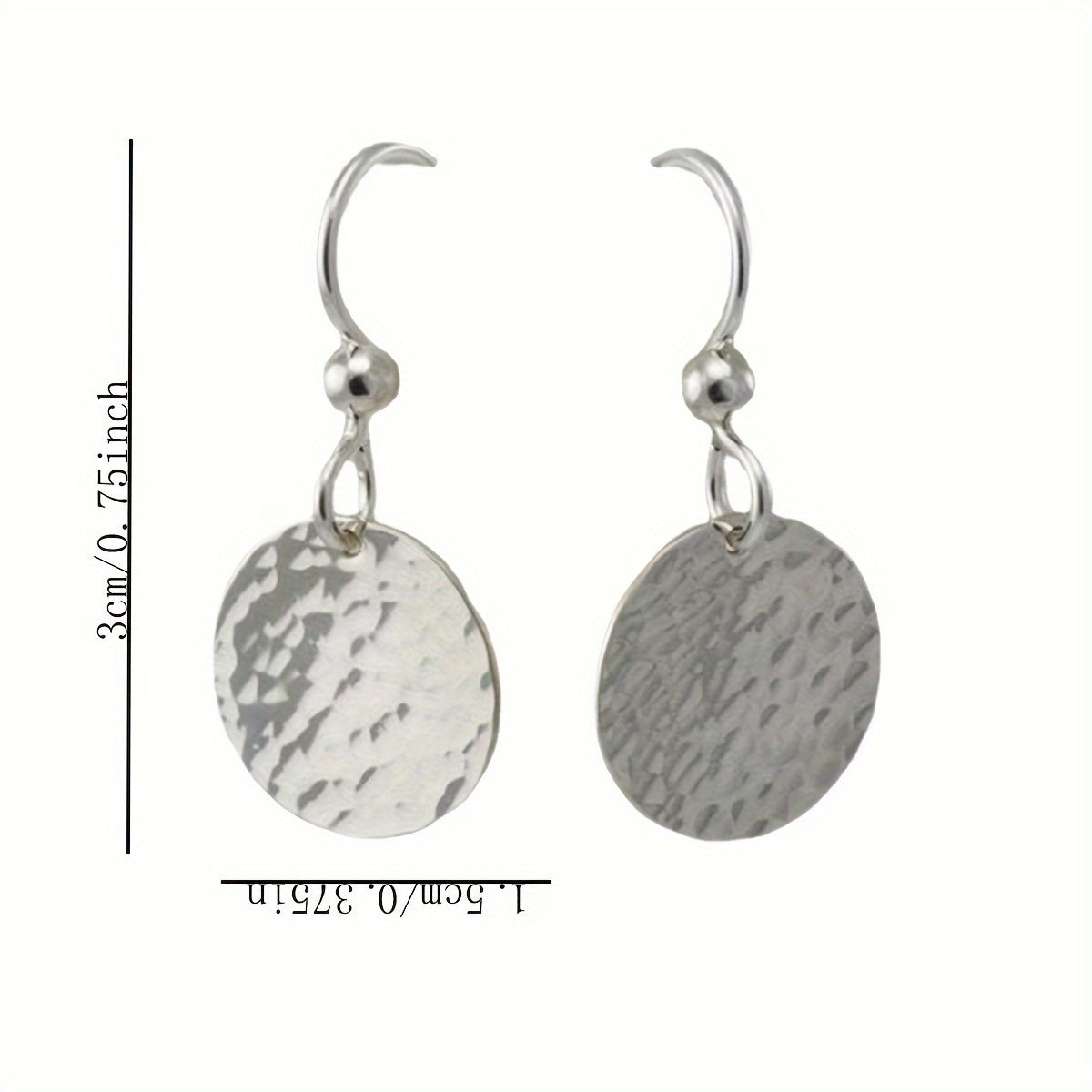 Modern Earrings with Gold-tone
