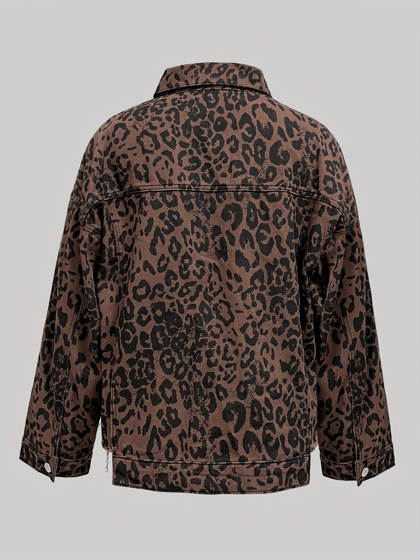 Timeless Red Leopard Cotton Pants with Collared