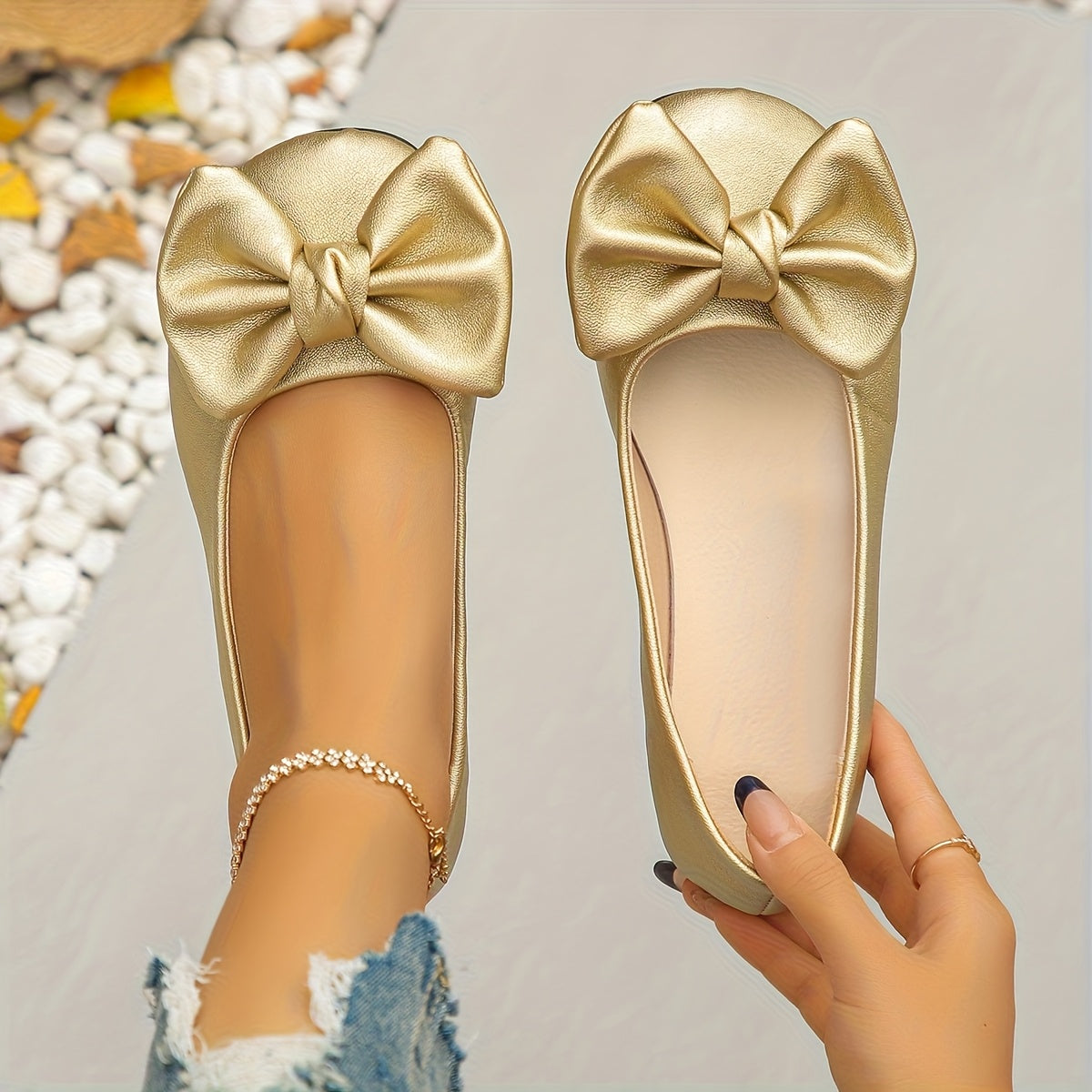 Elegant Tan Heels with Slip-On