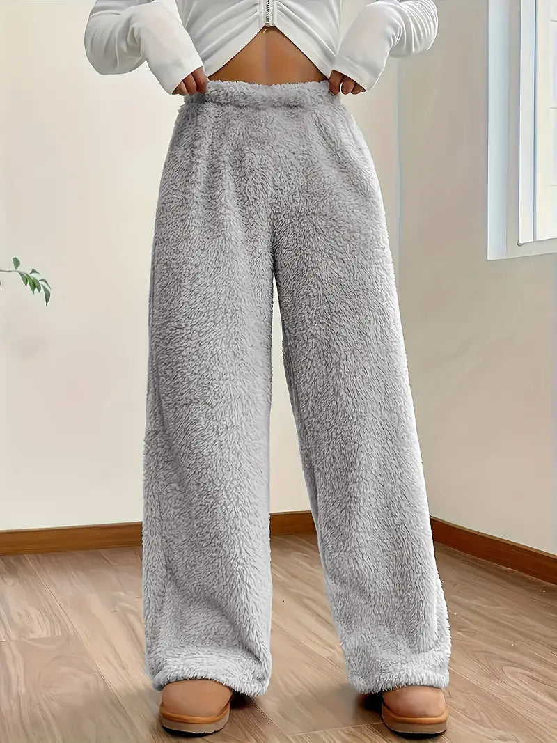 Solid Fleece Sweater High