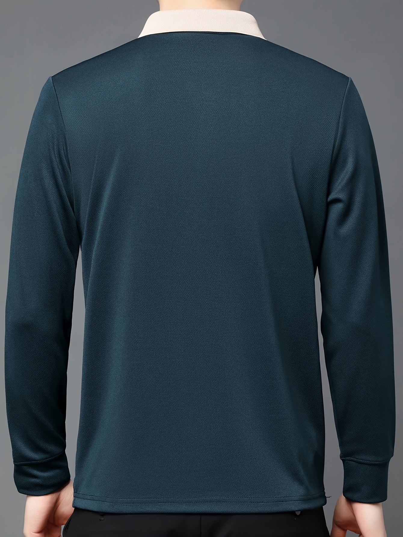 Men's Lightweight Long Sleeve Shirt - Breathable, Stretch Fabric for Golf & Business Casual Wear