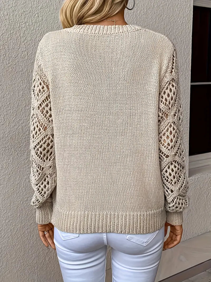 Long V-Neck Sweater
