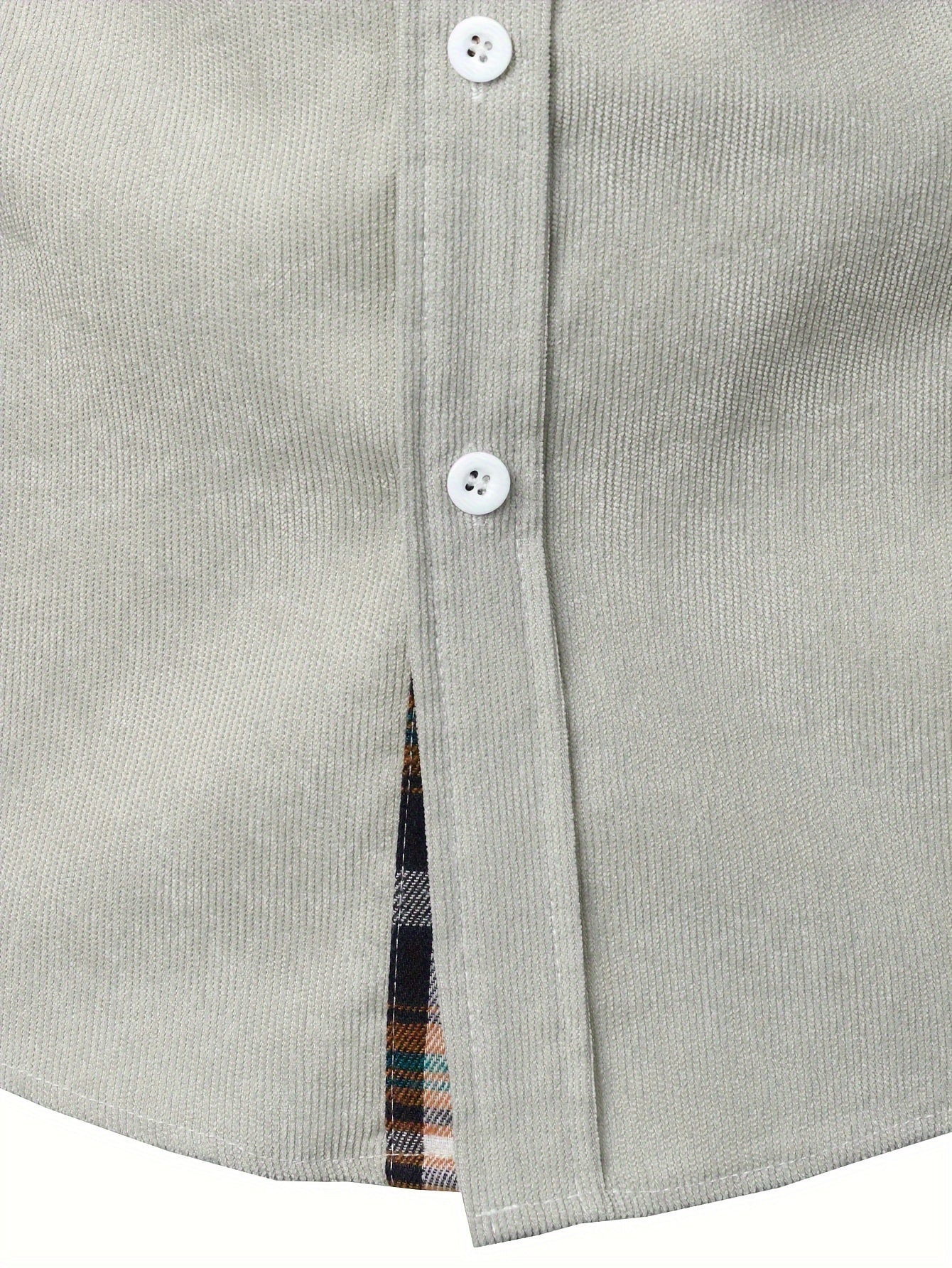 Men's Lapel Shirt, Casual Button Up Long Sleeve Shirt For Summer Fall Business