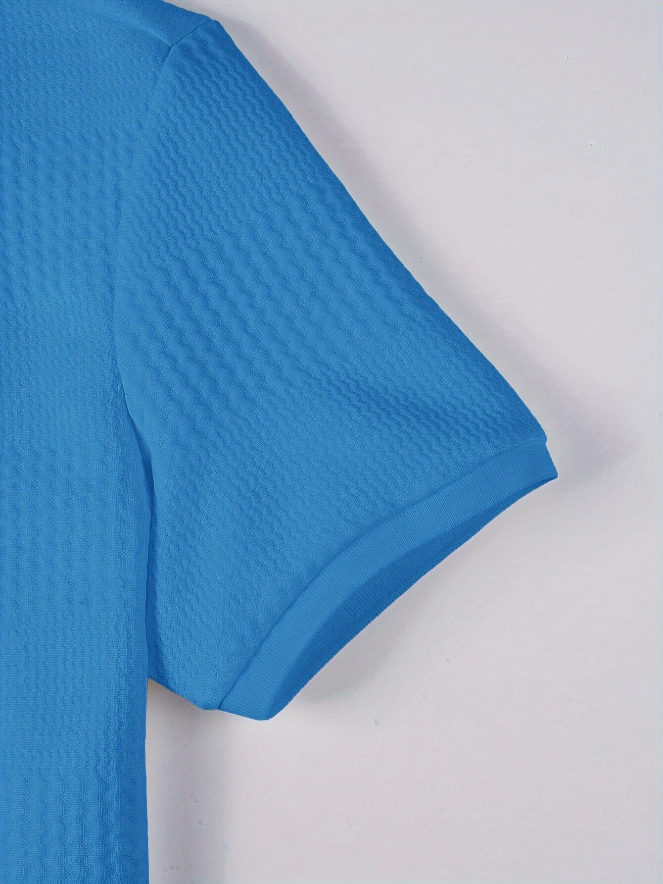 Men's Solid Short Sleeve Golf T-shirt For Summer Outdoor Business