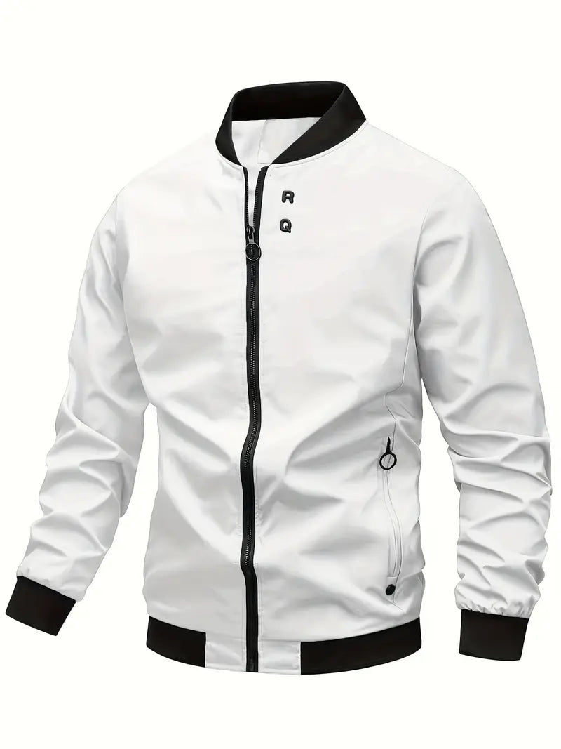 Polyester Zip Long Sleeve Jacket