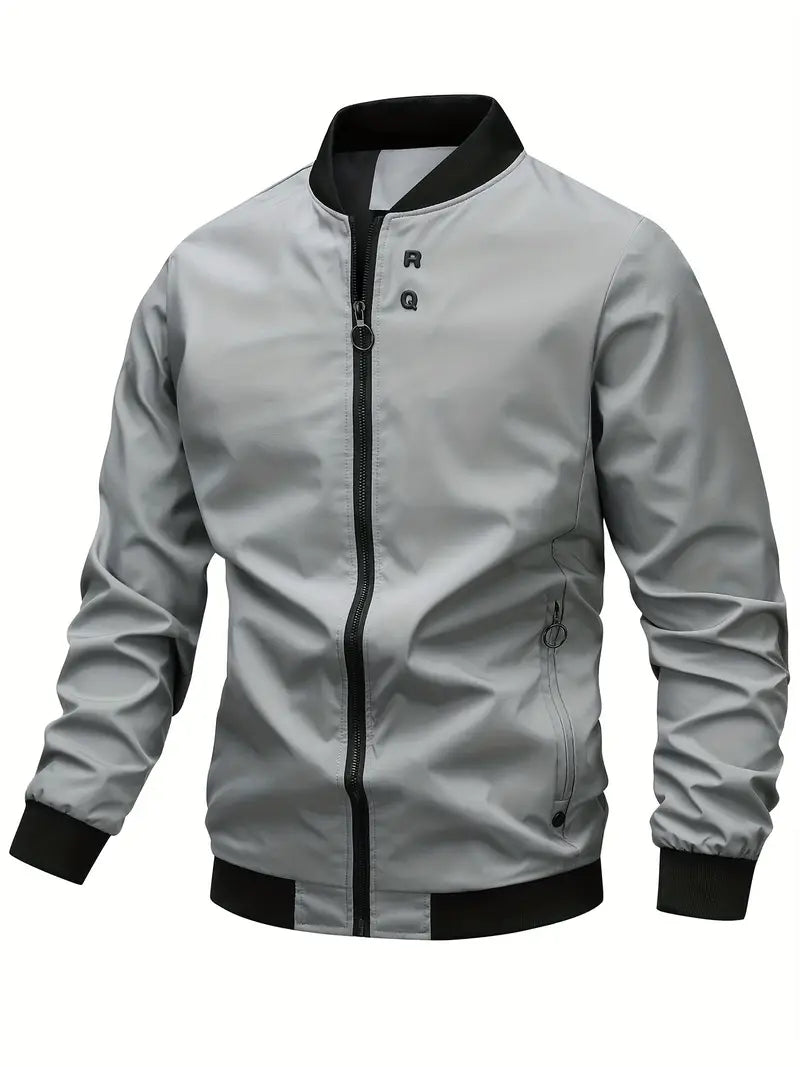 Polyester Zip Long Sleeve Jacket