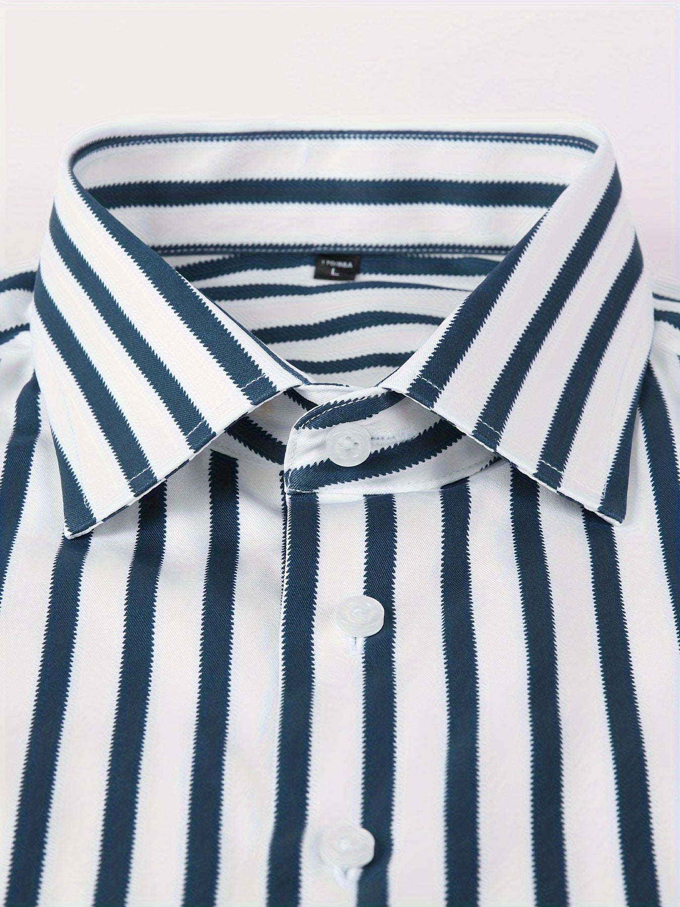 Classic Plaid Design Men's Formal Long Sleeve Shirt, Men's Button Up Shirt For Business Formal Occasions, Gift For Men