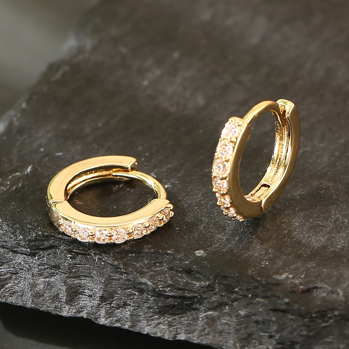 Boho Earrings with Gold-tone