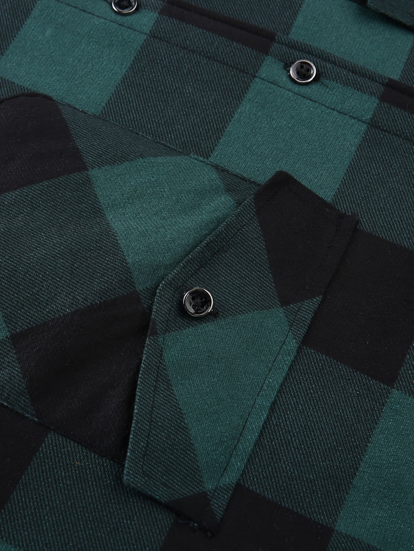 Men's Fleece-Lined Hoodie - Casual & Sporty, Plaid Pullover with Button Detail, Long Sleeve, Loose Fit for Fall/Winter