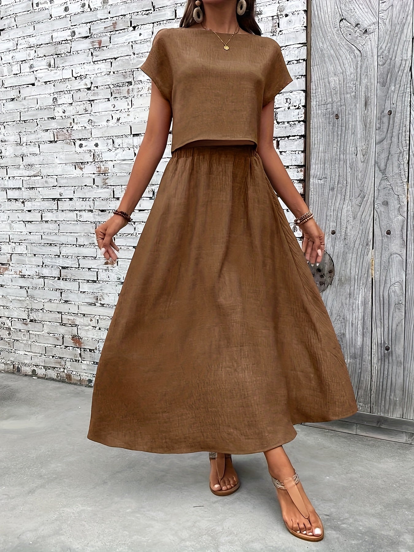 Chic Everyday Blouse 2-Piece Set