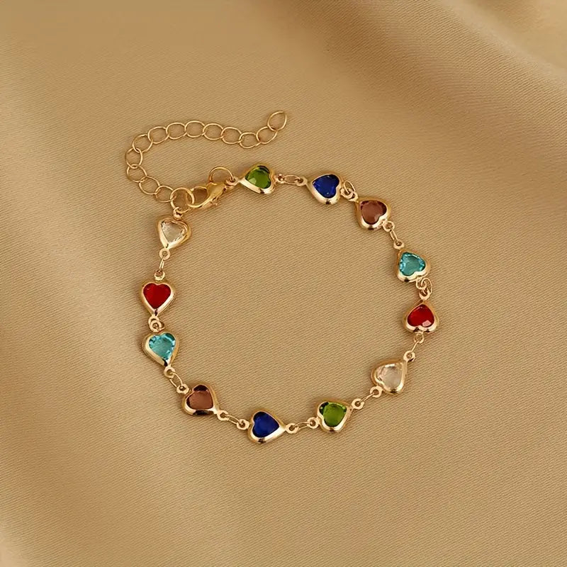 Modern Bracelet with Gold-tone