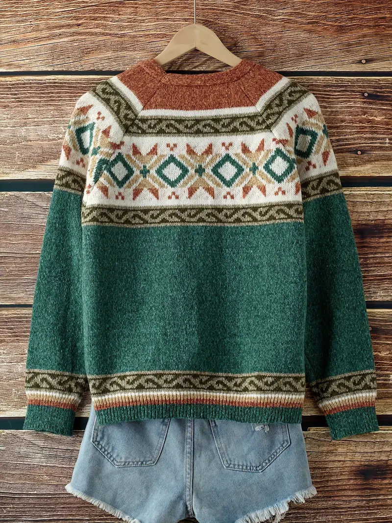 Striped Knit Cardigan