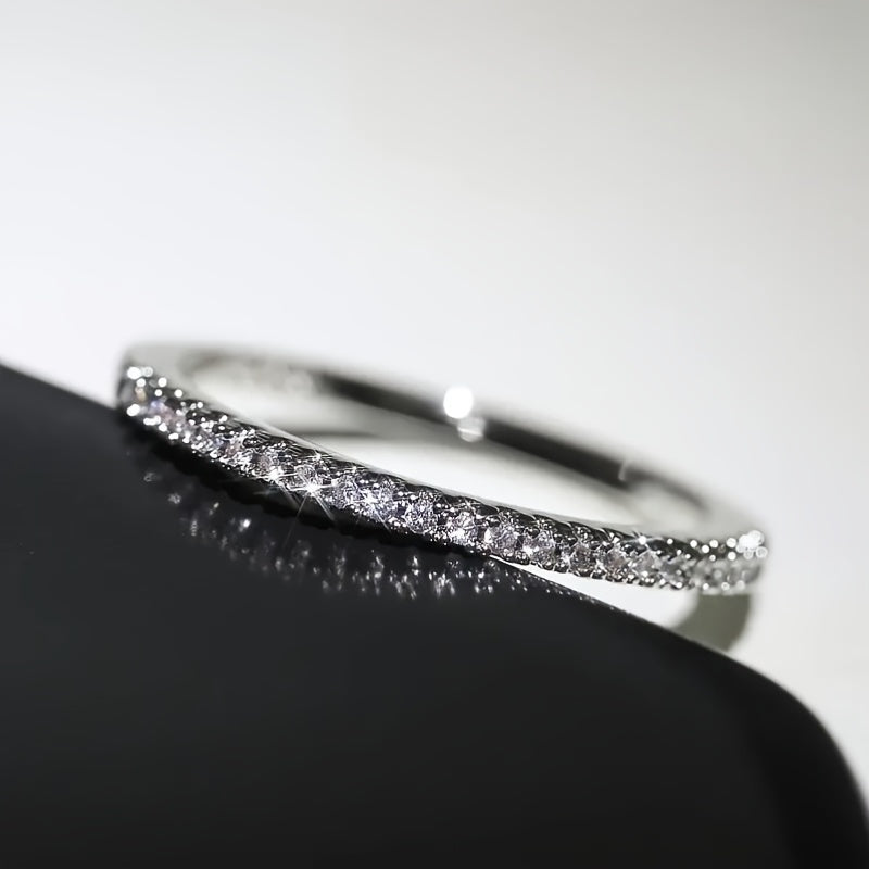 Modern Ring with Gold-tone