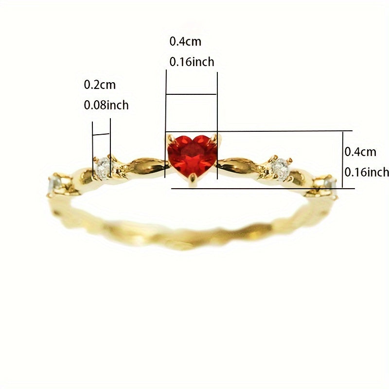 Vintage Ring with Gold-tone