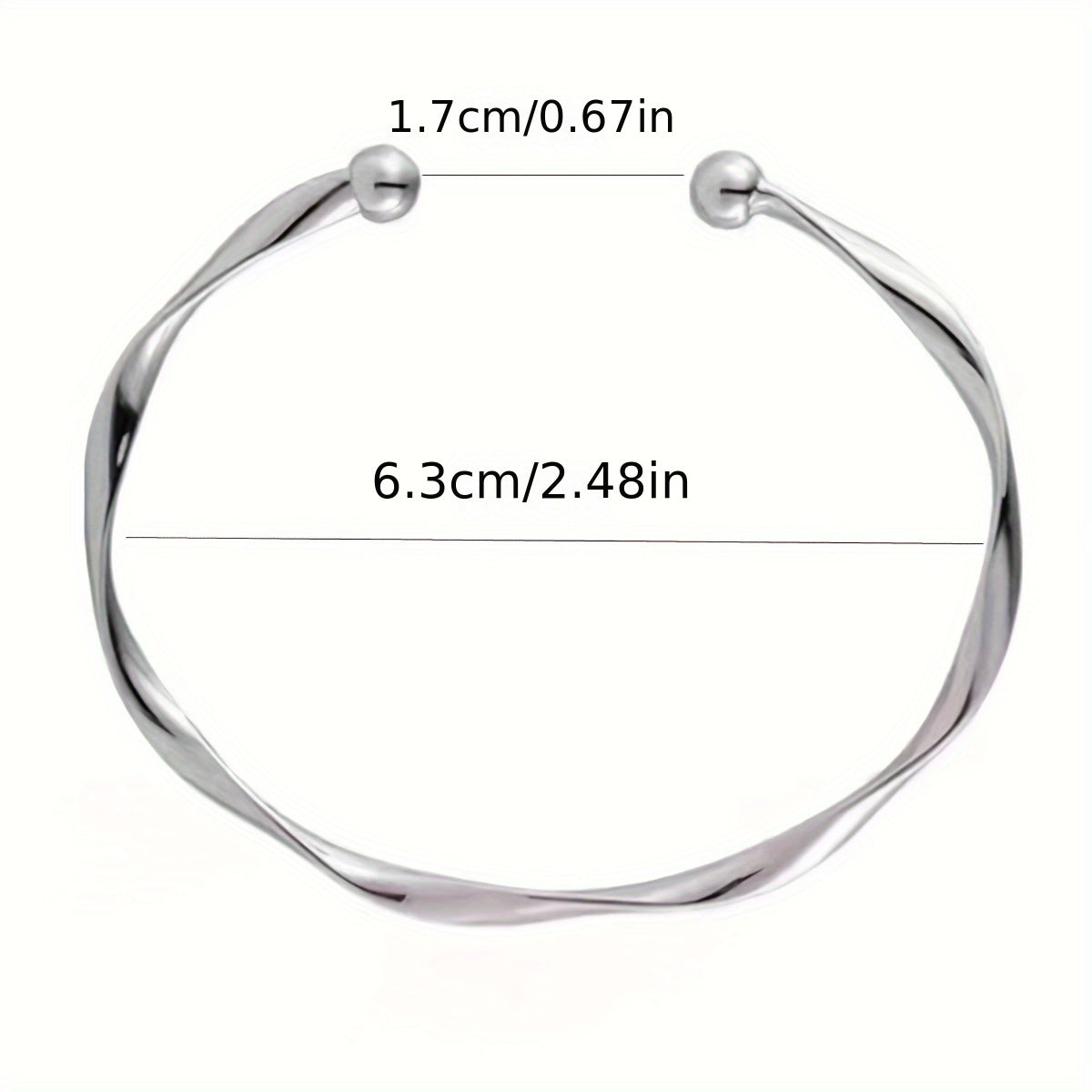 Modern Bracelet with Polished finish