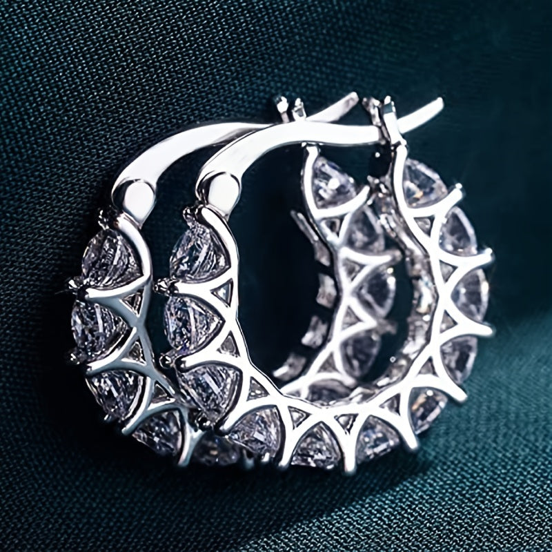Vintage Earrings with Gold-tone