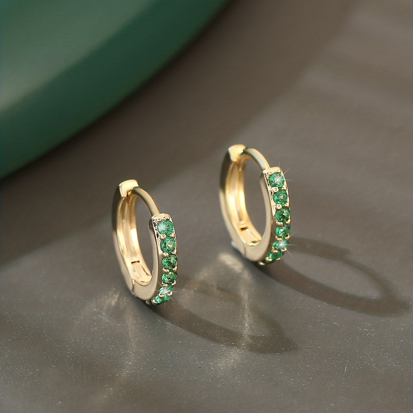 Boho Earrings with Gold-tone
