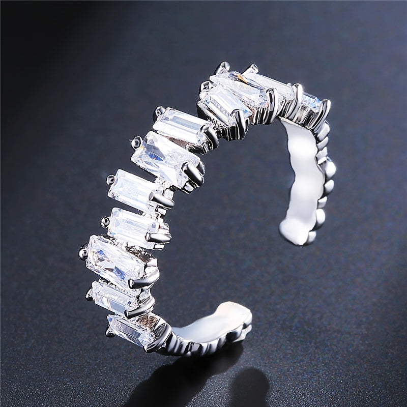 Modern Ring with Gold-tone