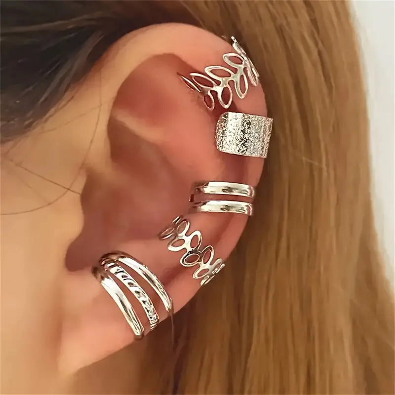 Modern Earrings with Polished finish
