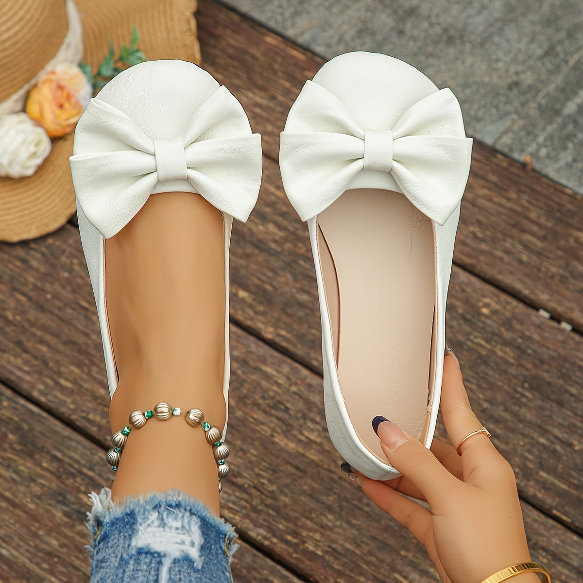 Elegant Tan Heels with Slip-On