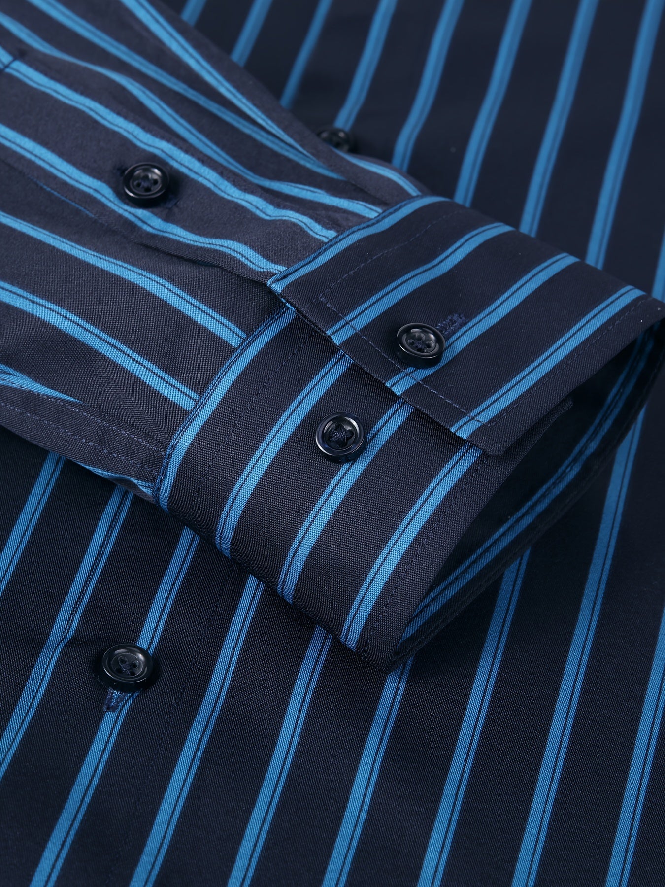 Classic Plaid Design Men's Formal Long Sleeve Shirt, Men's Button Up Shirt For Business Formal Occasions, Gift For Men