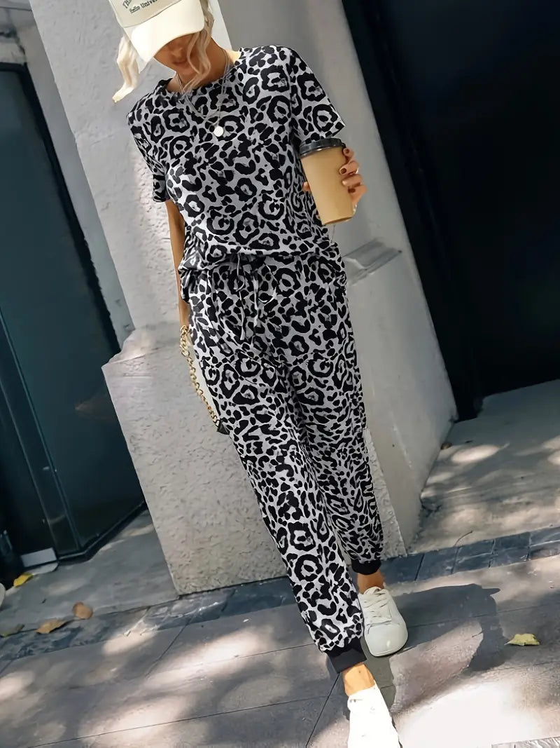 Leopard Knit Sweater