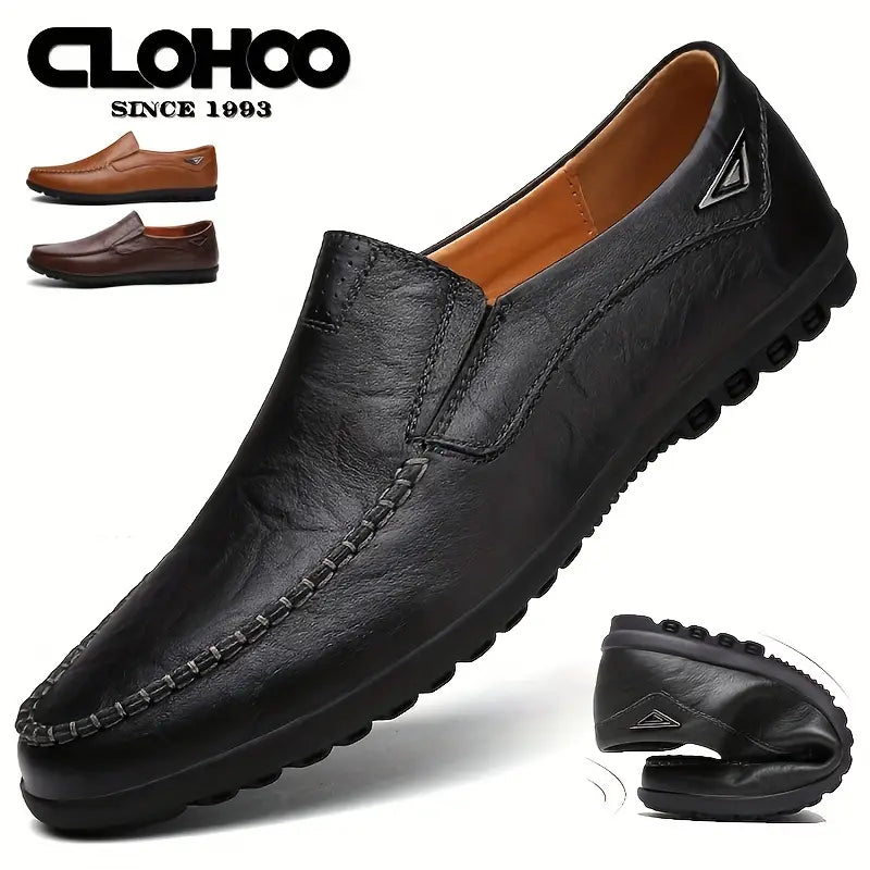 Vegan Leather Slip-Ons