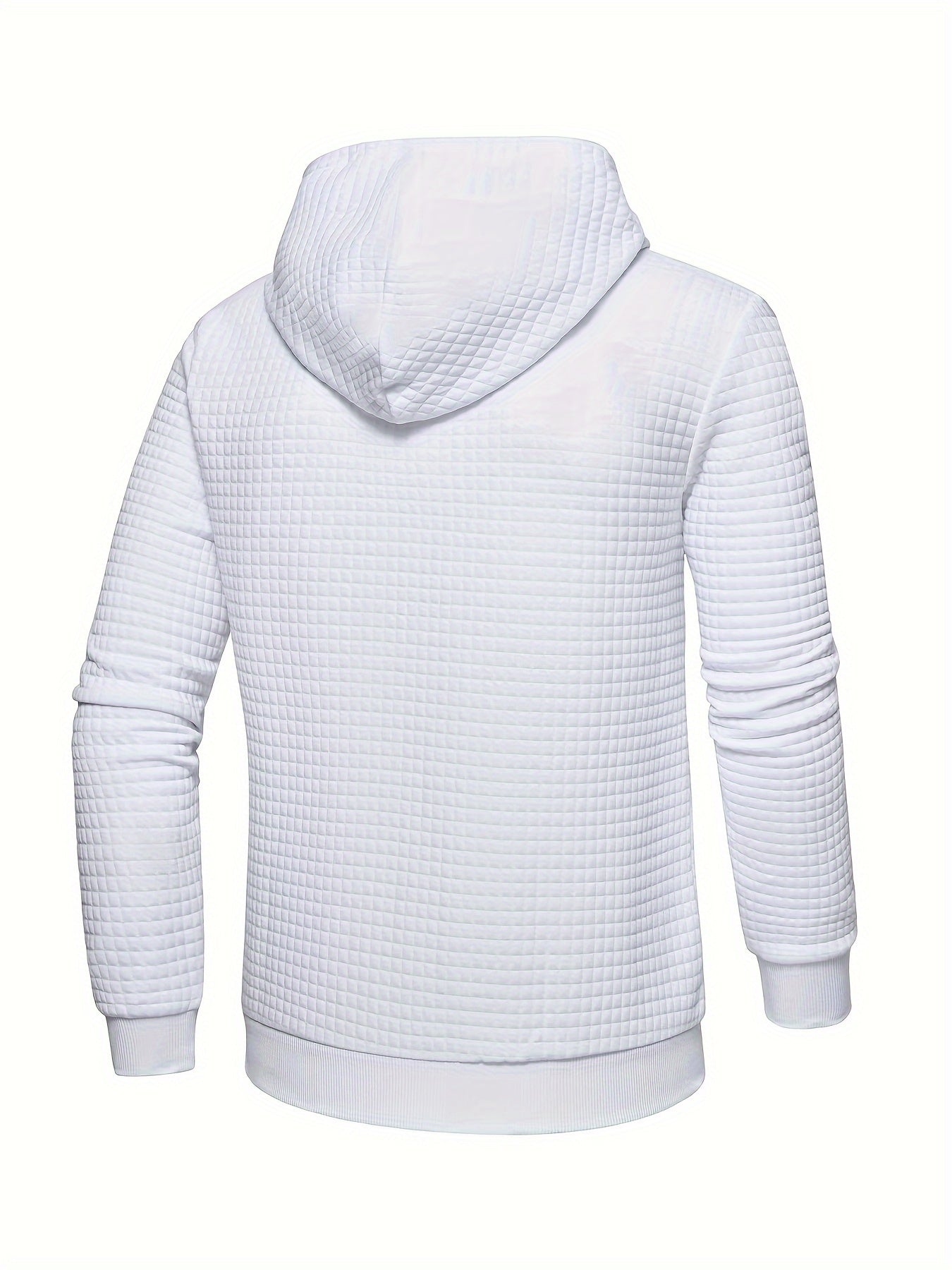 Men's Sporty Hooded Sweatshirt - Navy Blue with Copper Bow Accents, Regular Fit, Machine Washable, High-Quality Fabric for Casual & Athletic Wear, Sweater Hoodie, Everyday Comfort, Textured Knit Fabric