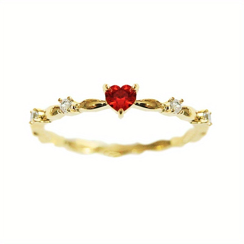 Vintage Ring with Gold-tone