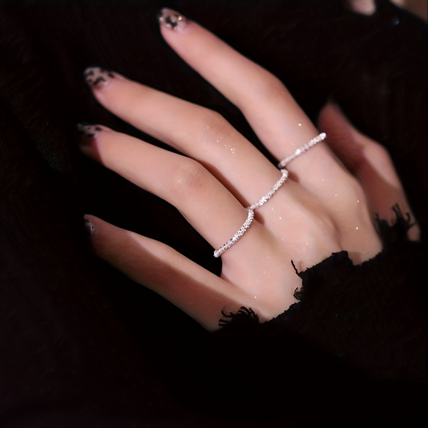 Modern Ring with Gold-tone