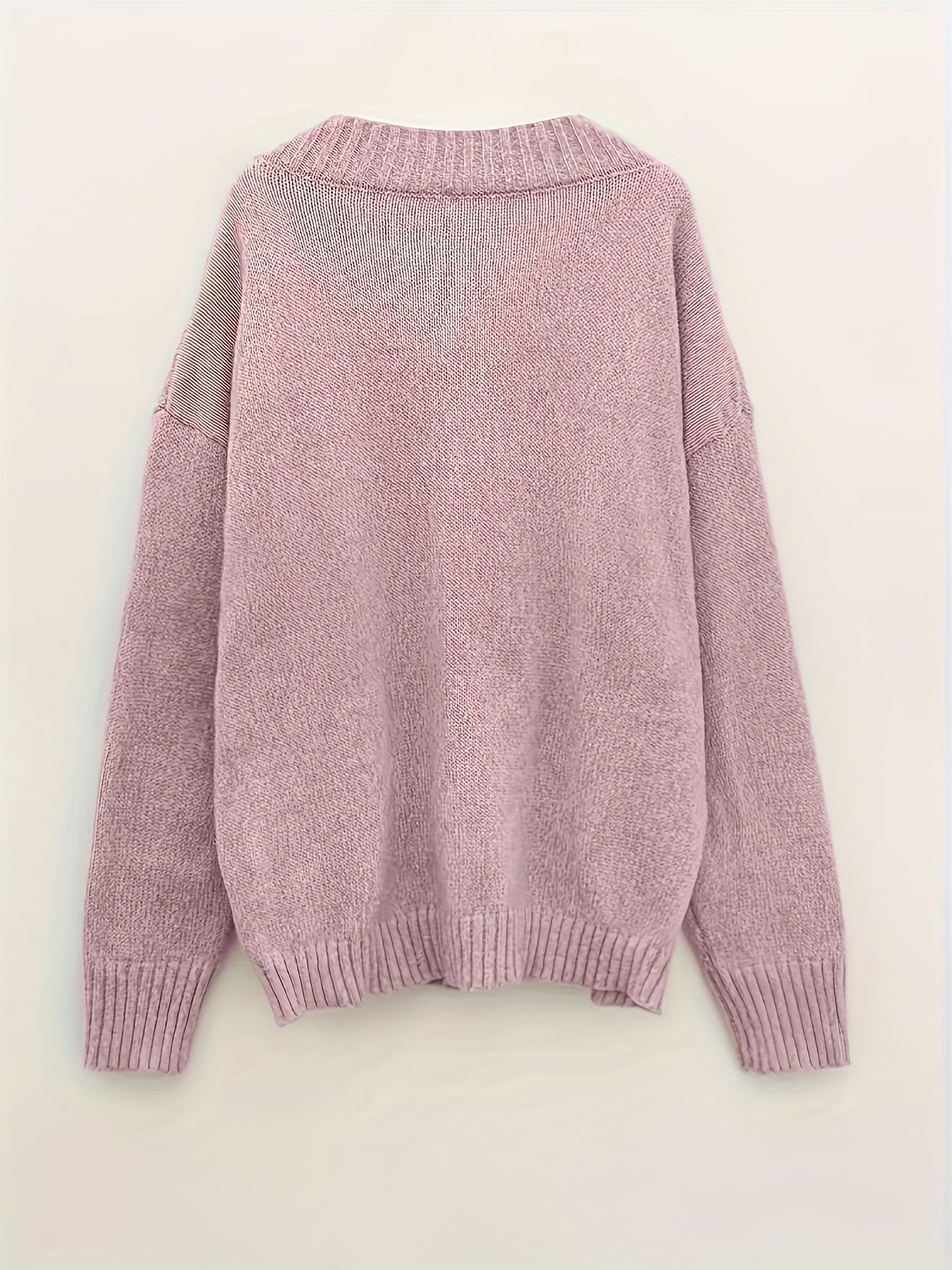 V-Neck Knitted Sweater