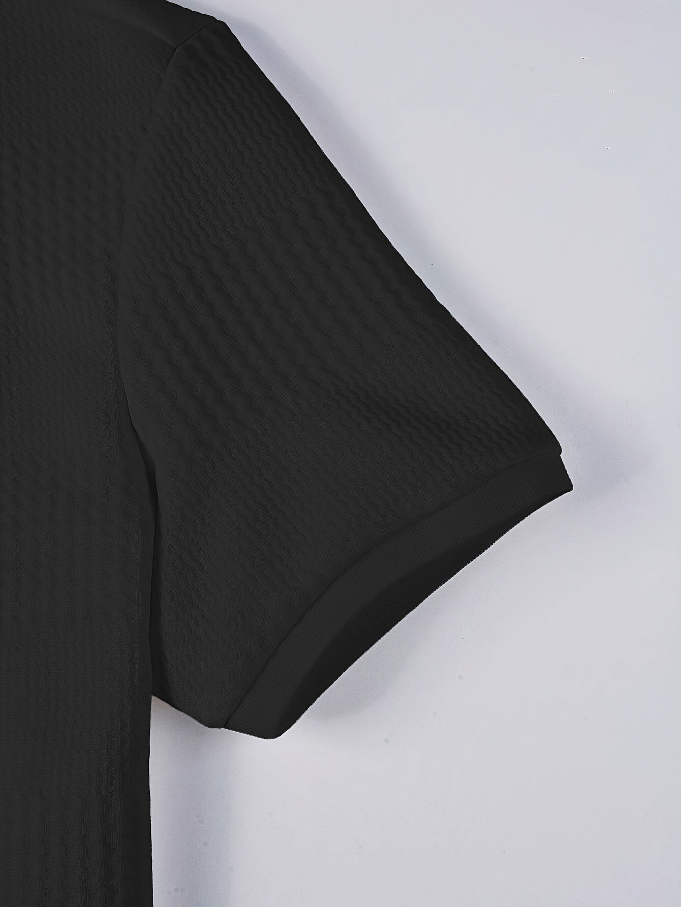 Men's Solid Short Sleeve Golf T-shirt For Summer Outdoor Business