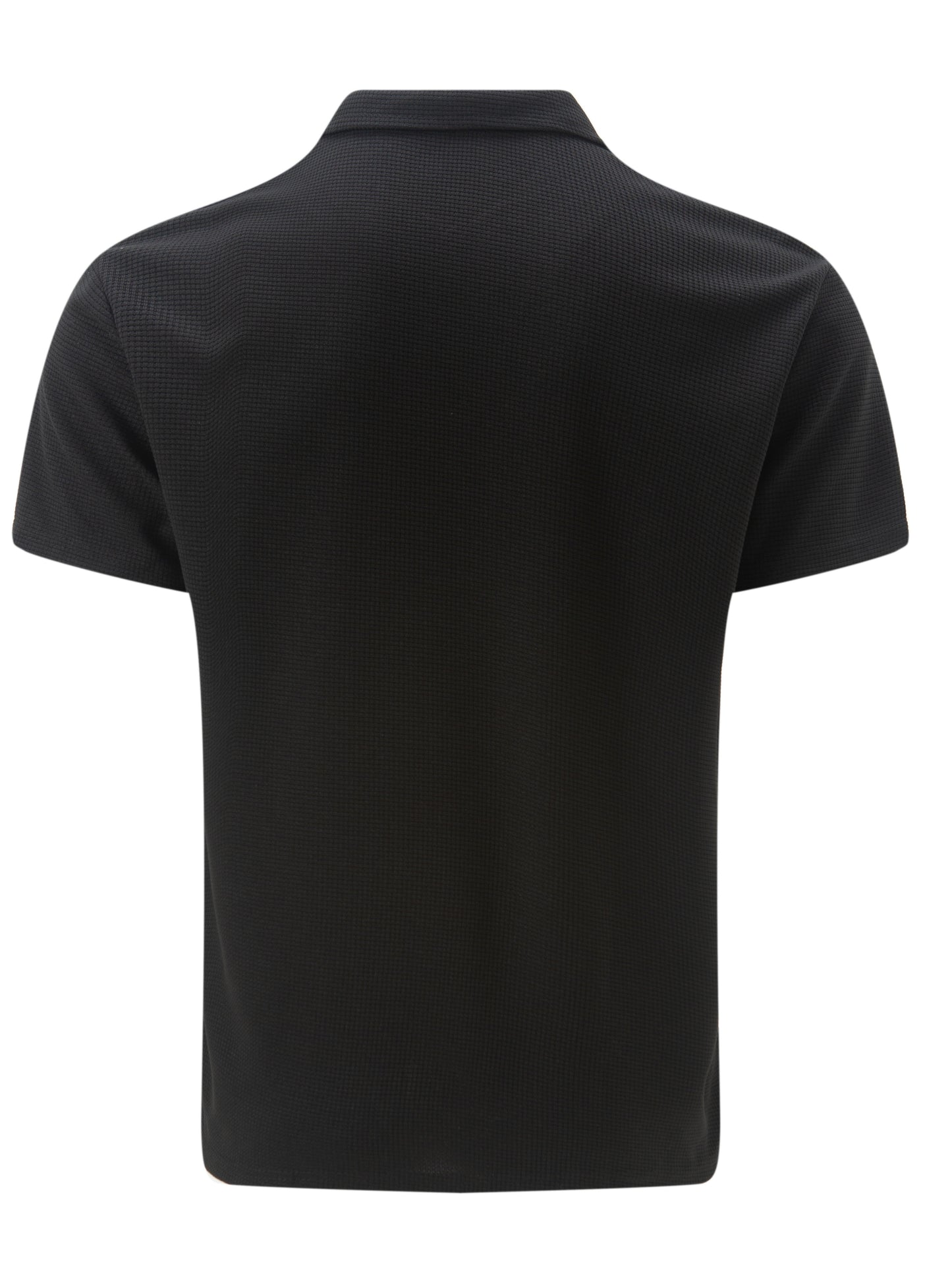 Men's Solid Short Sleeve Zipper Shirt, Casual Male Shirt For Summer Outdoor, Gift For Men