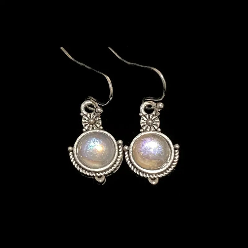 Vintage Earrings with Gold-tone