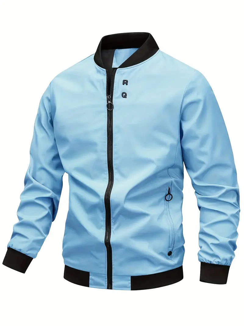 Polyester Zip Long Sleeve Jacket