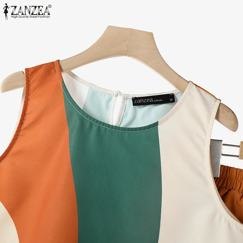 ZANZEA Holiday Stitching