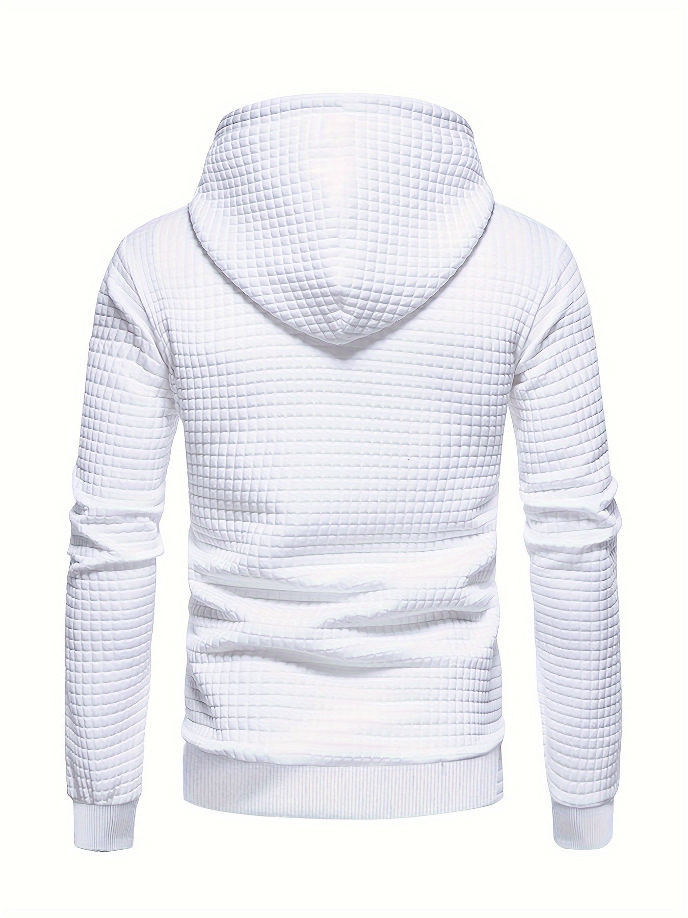Men's Sporty Hooded Sweatshirt - Navy Blue with Copper Bow Accents, Regular Fit, Machine Washable, High-Quality Fabric for Casual & Athletic Wear, Sweater Hoodie, Everyday Comfort, Textured Knit Fabric