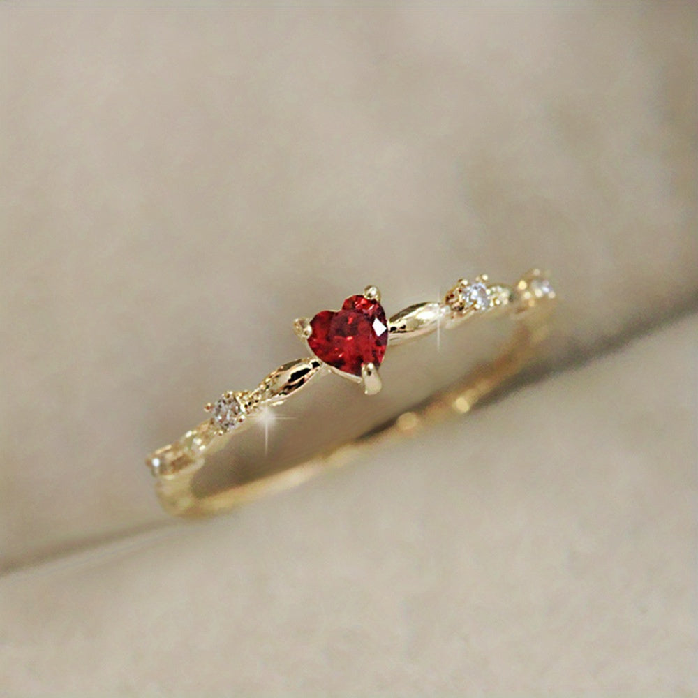 Vintage Ring with Gold-tone