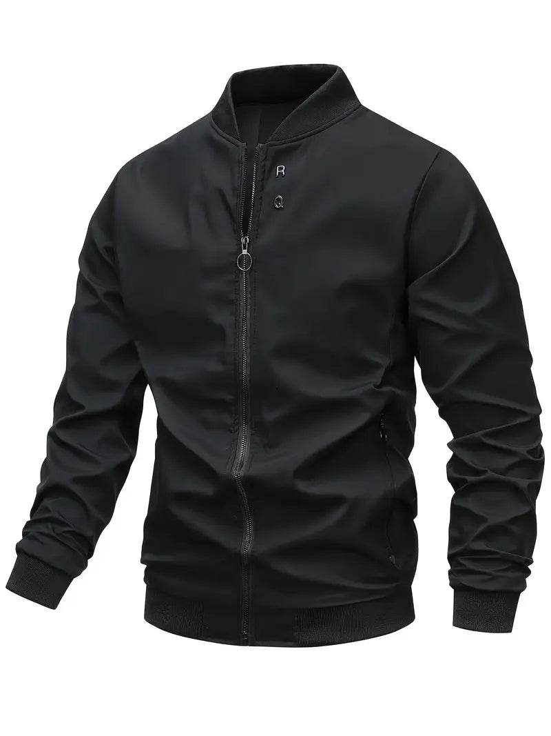 Polyester Zip Long Sleeve Jacket