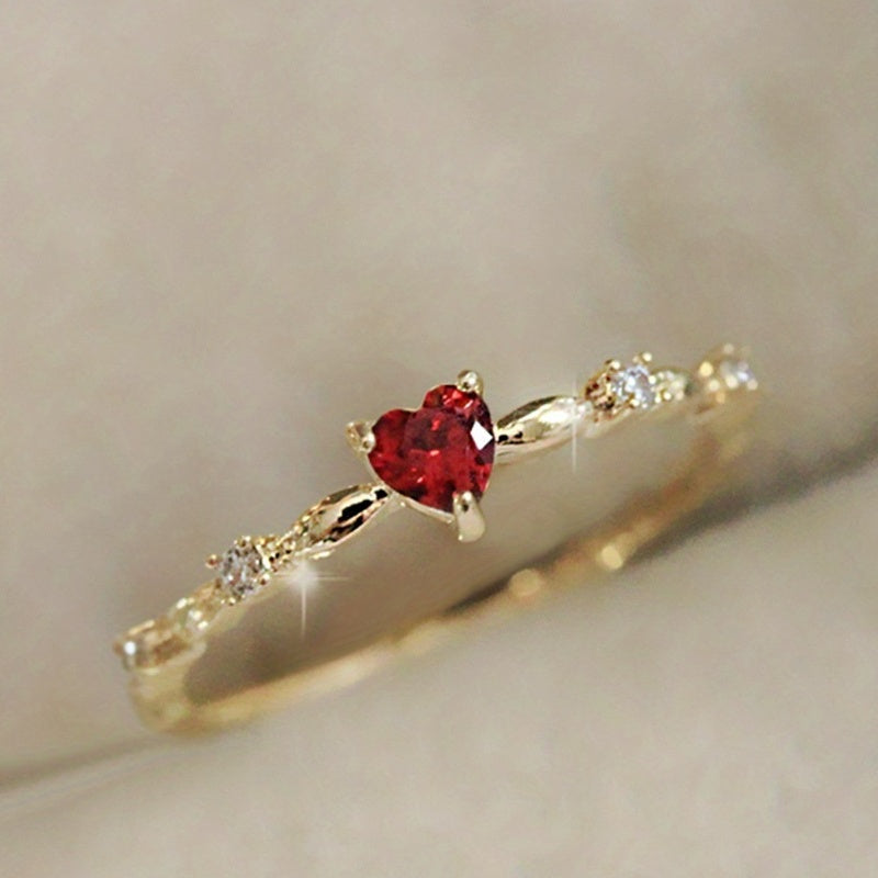 Vintage Ring with Gold-tone