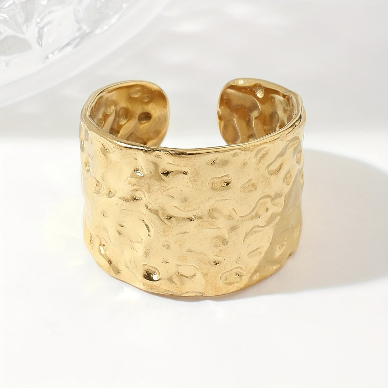 Boho Ring with Gold-tone