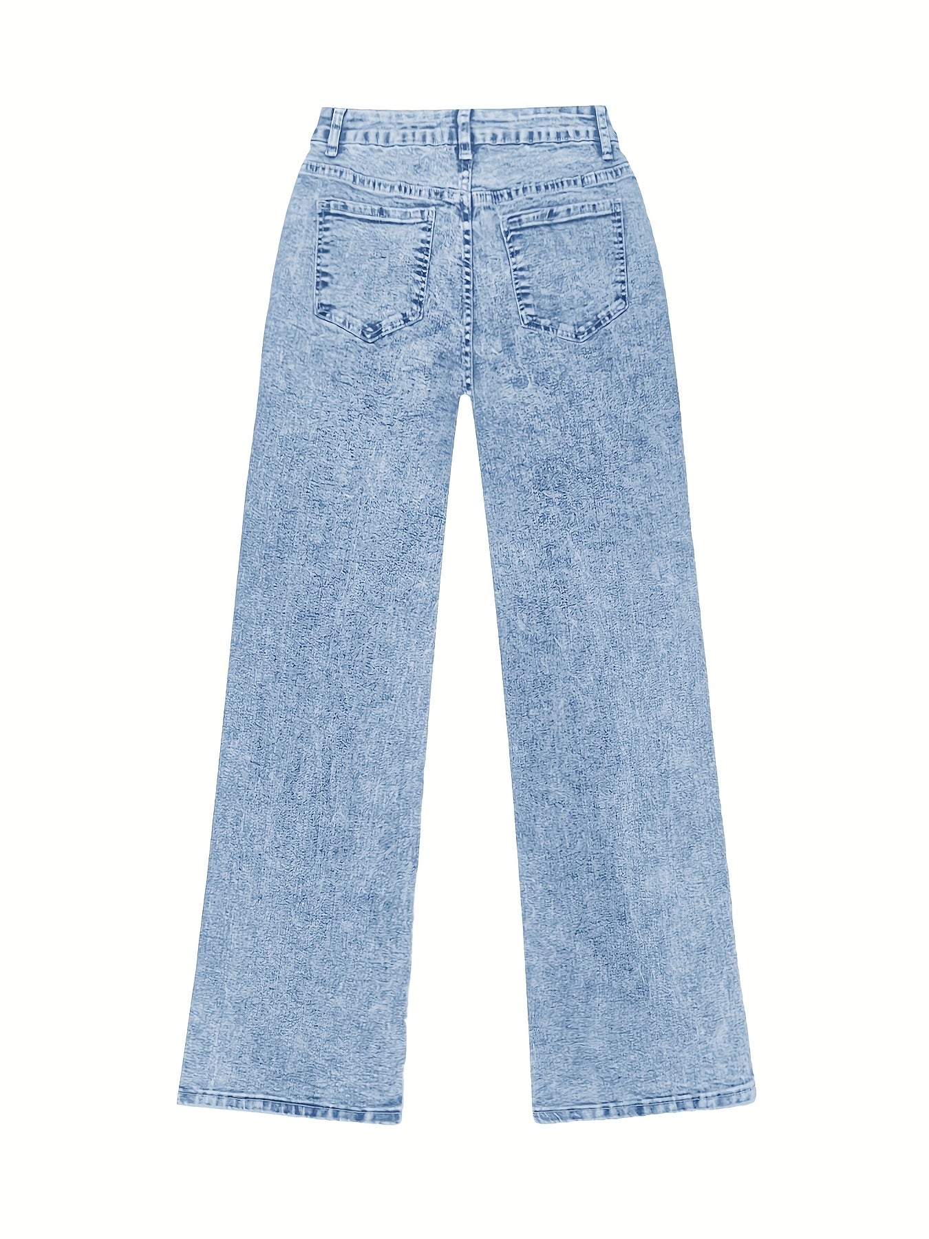 Timeless Blue Cotton Pants with Straight