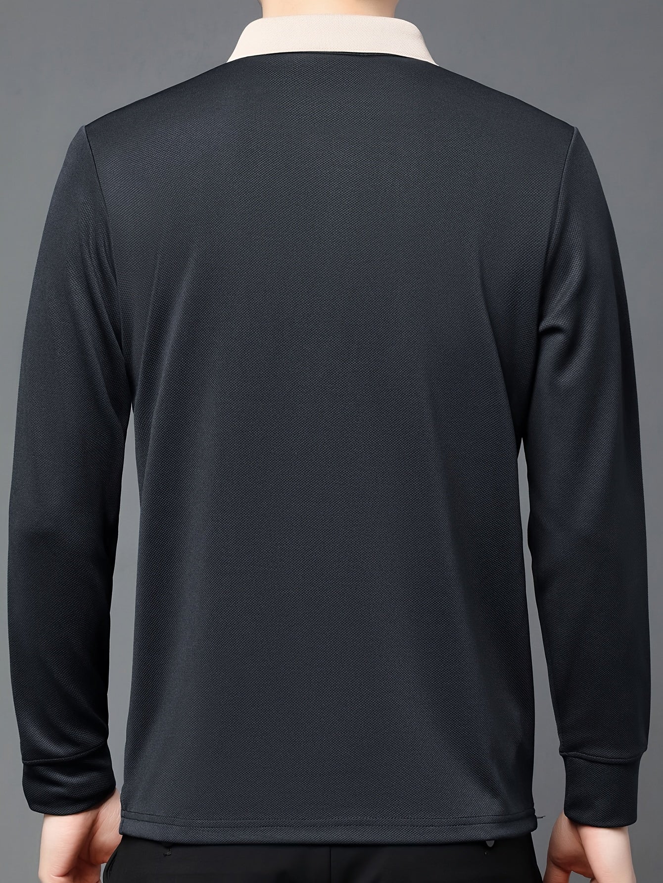 Men's Lightweight Long Sleeve Shirt - Breathable, Stretch Fabric for Golf & Business Casual Wear