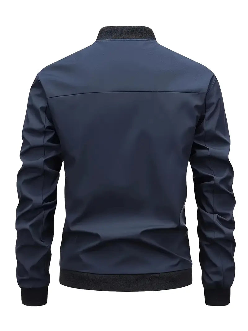 Polyester Zip Long Sleeve Jacket
