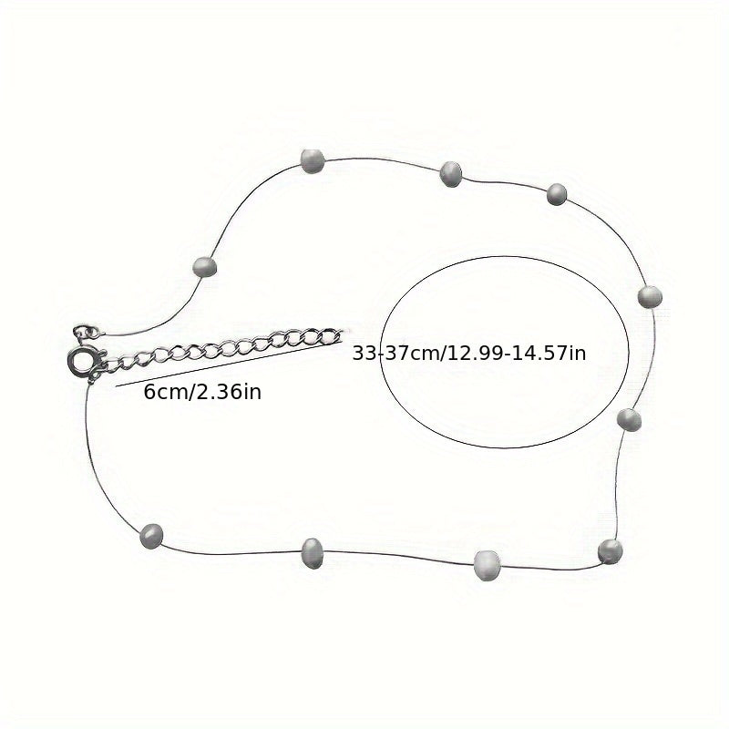 Modern Necklace with Polished finish