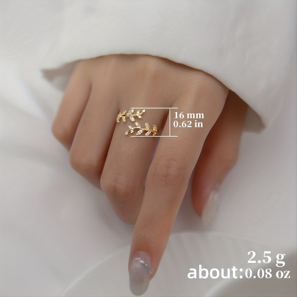 Timeless Ring with Gold-tone
