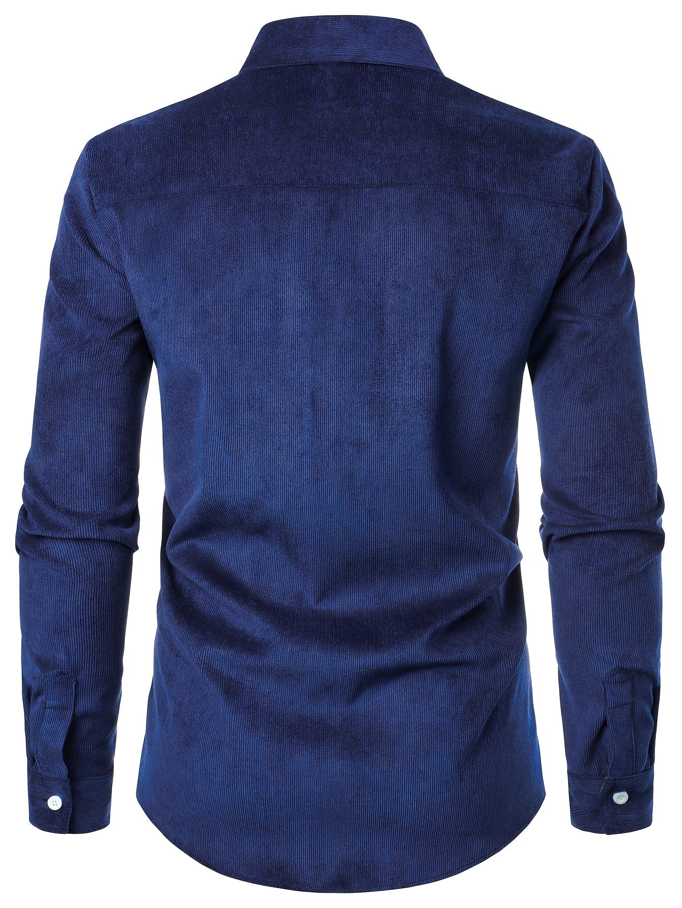 Men's Lapel Shirt, Casual Button Up Long Sleeve Shirt For Summer Fall Business